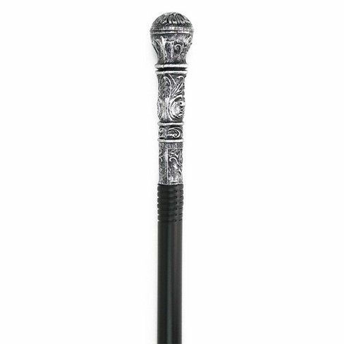 Skeleteen Costume Antique Walking Cane - Silver - 32 in. - image 1 of 4