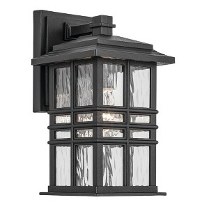 Kichler Lighting Beacon Square 1 - Light Wall Light in  Textured Black - 1 of 1