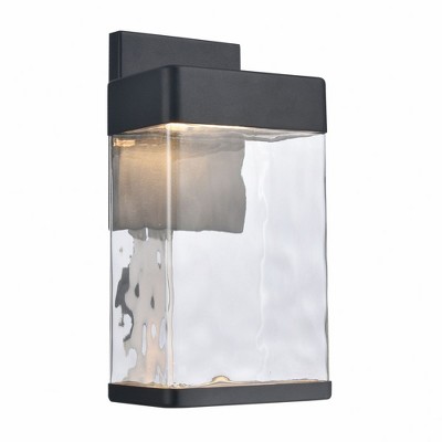 Elk Home Cornice 1 - Light Wall Light in  Charcoal Black