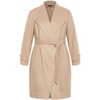 CITY CHIC | Women's Plus Size Isabella Coat - buff - 16W - 4 of 4