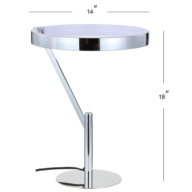 JONATHAN Y Owen Integrated LED Metal Table Lamp, 3 of 7