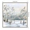 Amanti Art Snowy Winter Trees by Katrina Pete Framed Canvas Wall Art - image 4 of 4