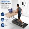 SereneLife Portable Walking Pad - 2.5 HP Electric Treadmill with Adjustable Speed, Smart Control & Remote for Walking, Jogging & Running (SLFTRD14.5) - 2 of 4