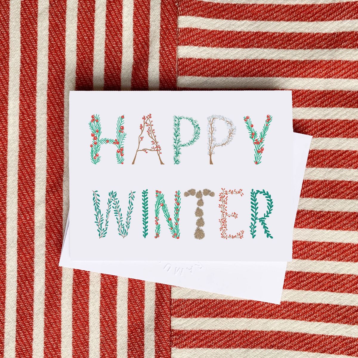 Winter Single-Design Set of Blank Greeting Cards by Ramus & Co (8-Pack) - thumbnail 2