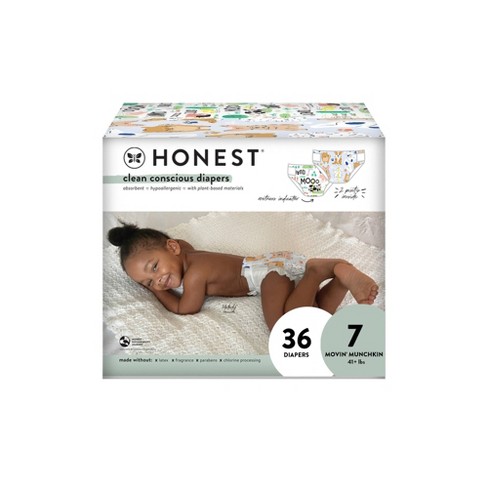 The Honest Company Disposable Diapers Club Pack Barnyard Babies & It's A  Pawty - Size 7 - 36ct : Target