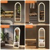 Lirago Lighting Mirror with LED Lights, Lighted Floor Standing Mirror with Stand, Wall Mounted Hanging - Roundedcorners/20'63 - 4 of 4