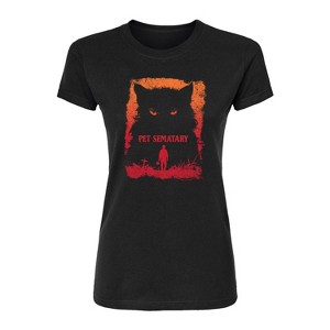 Women's - Pet Sematary - Ellie's Cat, Church Fitted Graphic T-Shirt - 1 of 2