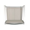 29.50" Barstools with Silver Rust-Proof Aluminum Frame, Grey Mesh, Set of 2 - 3 of 4