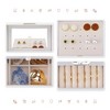 Unique Bargains 3 Layers PU Leather Jewelry Box with Drawer and Mirror - 4 of 4