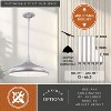 VAXCEL Bacio LED Taupe Motion Sensor Dome Pendant Light - 4 of 4