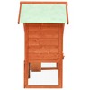 vidaXL Rabbit Hutch 55.1"x24.8"x47.2" Solid Firwood - 4 of 4