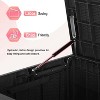 FDW Deck Box 100 Gallons Weatherproof Lockable Storage Container - 3 of 4