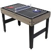 Sunnydaze 10-in-1 Multi-Game Table with Billiards, Foosball, Hockey, Ping Pong, Chess, Checkers, Backgammon, Shuffleboard, Bowling, and Cards - 49.5" - 4 of 4