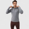 Anna-Kaci Active Men's Long Sleeve Pullover Hoodie with Front Kangaroo Pocket and Athletic Fit - 2 of 4