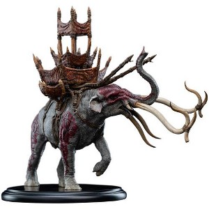 Weta Workshop - WETA Workshop Polystone - The Lord of the Rings Trilogy - Mumak in Battle Miniature Statue - 1 of 4