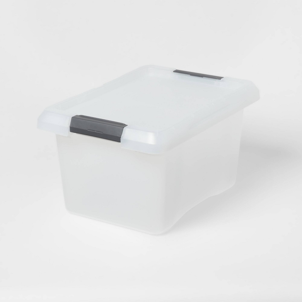 Small Frosted Latching Storage Box - Brightroom™5 pieces 