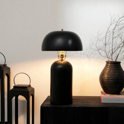 22.5" Modern Ceramic Table Lamps with Handcrafted Beige Base and Coordinated Shade, Nightstand Lamps for Bedroom or Living Room–The Pop Home