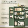 USIKEY Pantry Cabinet, Kitchen Pantry Storage Cabinet with Doors and Adjustable Shelves, Food Pantry for Kitchen, Dining Room, Living Room, White - 3 of 4