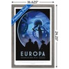 Trends International NASA - Europa Travel Poster Framed Wall Poster Prints - 3 of 4