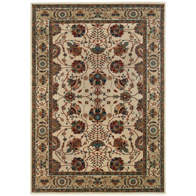 Oriental Weavers Ariana 431O3 Ivory/ Red Indoor Area Rug - 5'3" x 7'9"