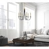 Elegant Lighting Cohen 36 inch pendant in black and brass - 2 of 4