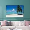 Palm Tree on The Beach Moana Beach Bora Bora Tahiti French Polynesia by Panoramic Images Unframed Wall Canvas - iCanvas - 2 of 3