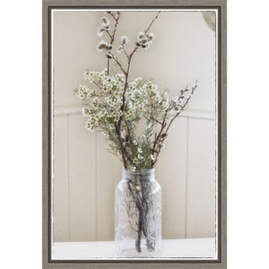 Amanti Art Farmhouse chic still life (Mason Jar) by Savanah Plank Danita Delimont Canvas Wall Art Print Framed 16 x 23-in. - 1 of 4