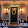 9ft Christmas Cedar Garland Artificial Realistic Soft and Thickness Green Cedar Pine Garland for Home Fireplace In/outdoor Holiday Party Decoration - 3 of 4