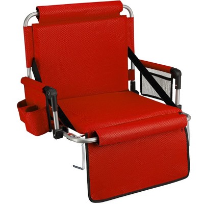 Stadium Seat Bleacher Cushion Chair With Back Rest - Brilliant Promos - Be  Brilliant!