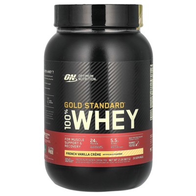 Optimum Nutrition Gold Standard® 100% Whey, French Vanilla Creme, 2 lb (907 g)
