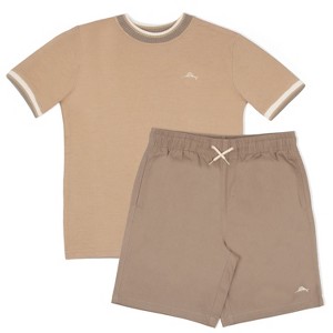 Tommy Bahama Little Boys 2 Piece Crewneck T-Shirt and Shorts Summer Set - 1 of 3