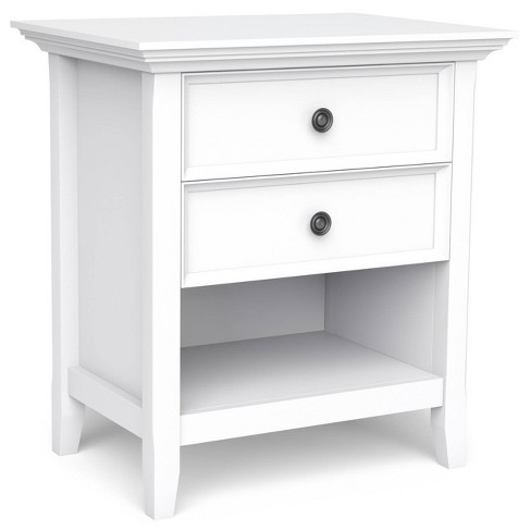 Halifax Bedside Table White - WyndenHall