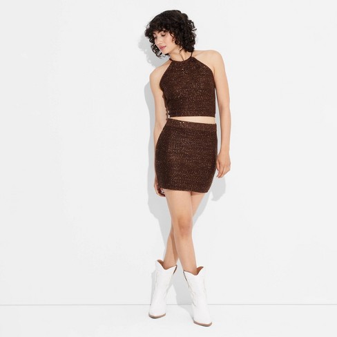 Brown skirt target hotsell