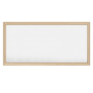 Apmir High-Strength Tempered Glass and Aluminum Alloy Framed French Cleat Mounted Wall Decor Mirror in matte black with 5-Year Warranty - 1 of 4