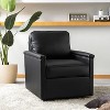 Rosa 29'' Wide Genuine Leather 360¬∞Swivel Armchair with Nailhead Trims |ARTFUL LIVING DESIGN - 2 of 4
