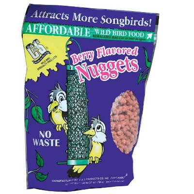 C&S Wild Bird Berry Suet Nuggets 27 oz