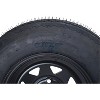 4.80x8 Trailer Tire & Wheel Assembly, Set of 2 - Load Range C 6PR, 4 Lug 4" Bolt Pattern, Black Steel Rim for Utility & Boat Trailers - 3 of 4