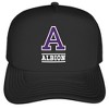 Gender Neutral Official Albion College Primary Logo Foam Snapback Trucker Hat - for Men and Women Black Black One Size - 2 of 4