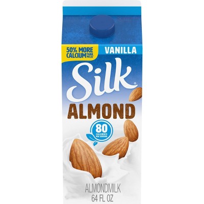Silk Vanilla Almond Milk - 0.5gal