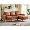 82.2" L-Shape Sofa Couch, Upholstered Deep Seat Sofa Couch,Comfy Loveseat for Living Room Bedroom Apartment Office - 2 of 4