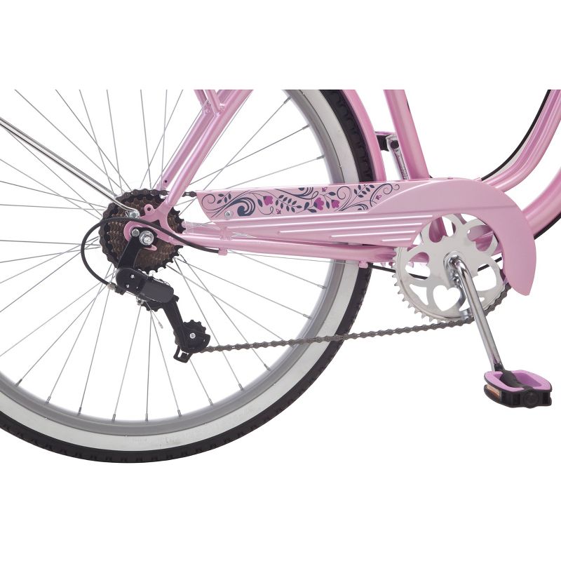 Schwinn Women's Lulu 26" Cruiser Bike - Pink/White, 3 of 8