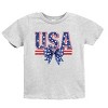 The Juniper Shop Coquette USA Bow Youth Short Sleeve Tee - 2 of 4