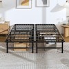 VECELO Modern Foldable Bed Frame Folding Simple Metal bed Frame 14-inch High Folding Bed Underbed Storage Easy Assembly - 2 of 4