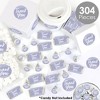Big Dot of Happiness Purple Elegantly Simple - Guest Party Favors Candy Favor Sticker Kit - 304 Pieces - 2 of 4