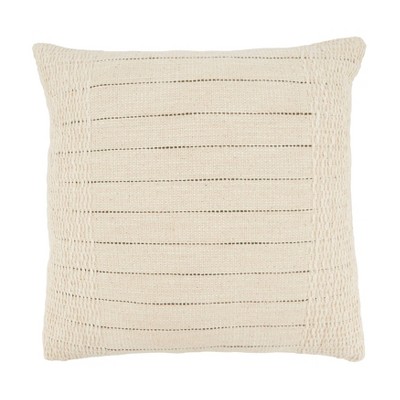 2pc 18x18 Herringbone Striped Recycled Cotton Square Throw Pillow Cover  Sage - Design Imports : Target