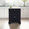 Lafayette Stone Top Portable Kitchen Island/Cart - Crosley: Granite Countertop, Adjustable Shelf, Towel Bar(s) - image 2 of 4