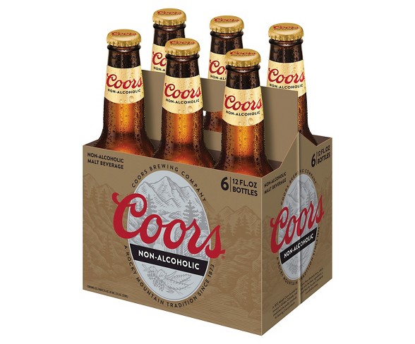 Coors&#174; Non-Alcoholic Beer - 6pk / 12oz Bottles
