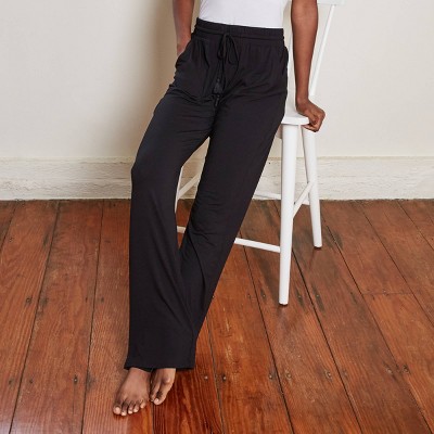 Women's Long Length Beautifully Soft Pajama Pants - Stars Above™ Black XS