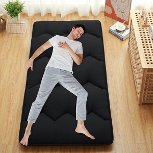 TackView Japanese Futon Floor Mattress for Adults Kids, Roll Up Sleeping Mattress for Floor, Futon Floor Bed for Camping Trips Guest Room - 1 of 4