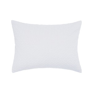 EY Essentials 20" x 26" Vance Dove Cotton Standard Sham - Machine Washable - 1 of 3